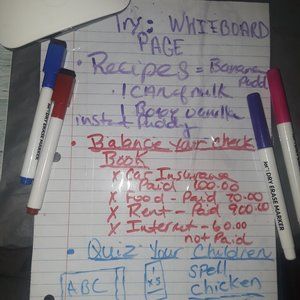 Laminated Note Pages: Lined Note Pages, Plain & Customized Pages